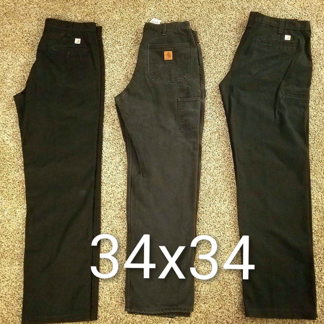 Men's Carhartt jeans/pants 34x34 - $35 each Cash 