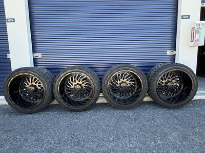 24x14 TIS wheels/ tires