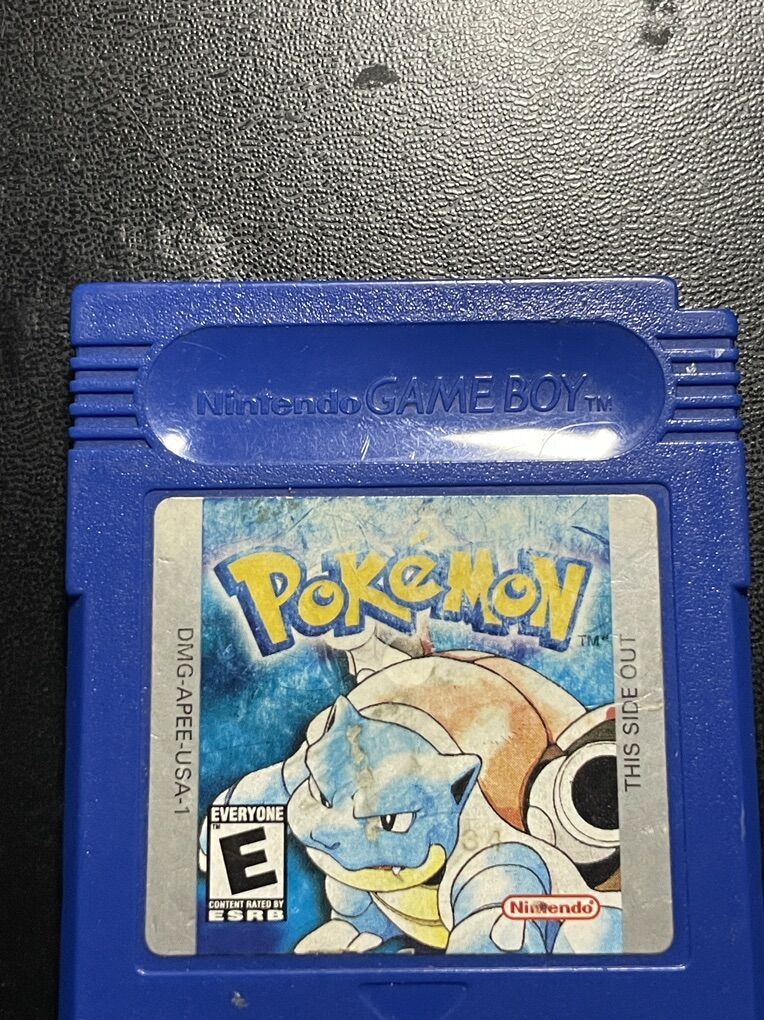 Pokemom Blue GAMEBOY game