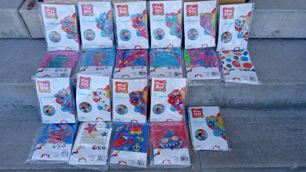 Swimming Inflatable Arm Bands Boy/Girl Child/Kid Floaties Play Day Sea Animals Variety