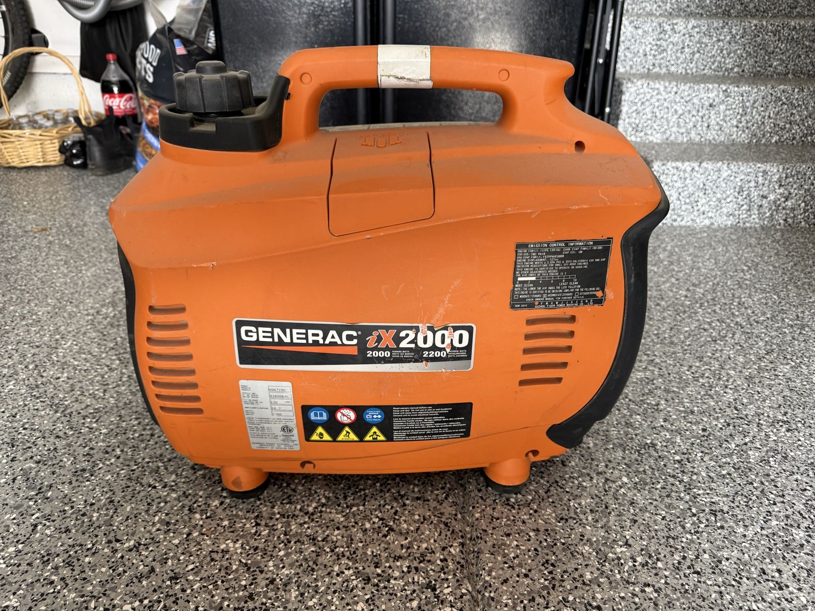 Generac iX2000 inverter generator