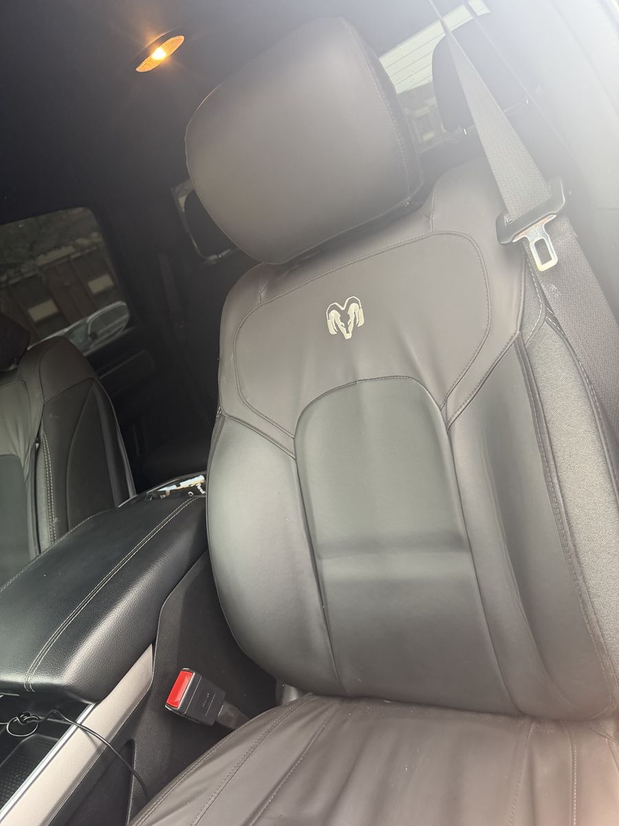 Ram 1500 Custom Fit Seat Covers (2019-2025) - Black Waterproof Leatherette
