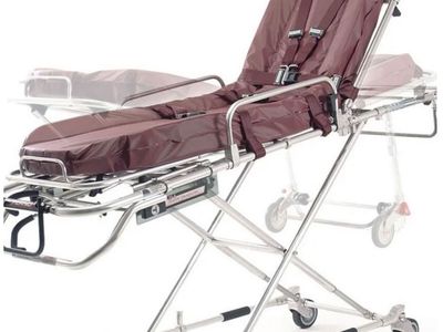 FERNO 35-A Ambulance Stretcher/Gurney, X-Frame, 500lb Capacity, Adjustable Backrest