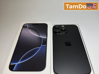 iPhone 16 Pro Max | 256GB | Black Titanium | Unlocked