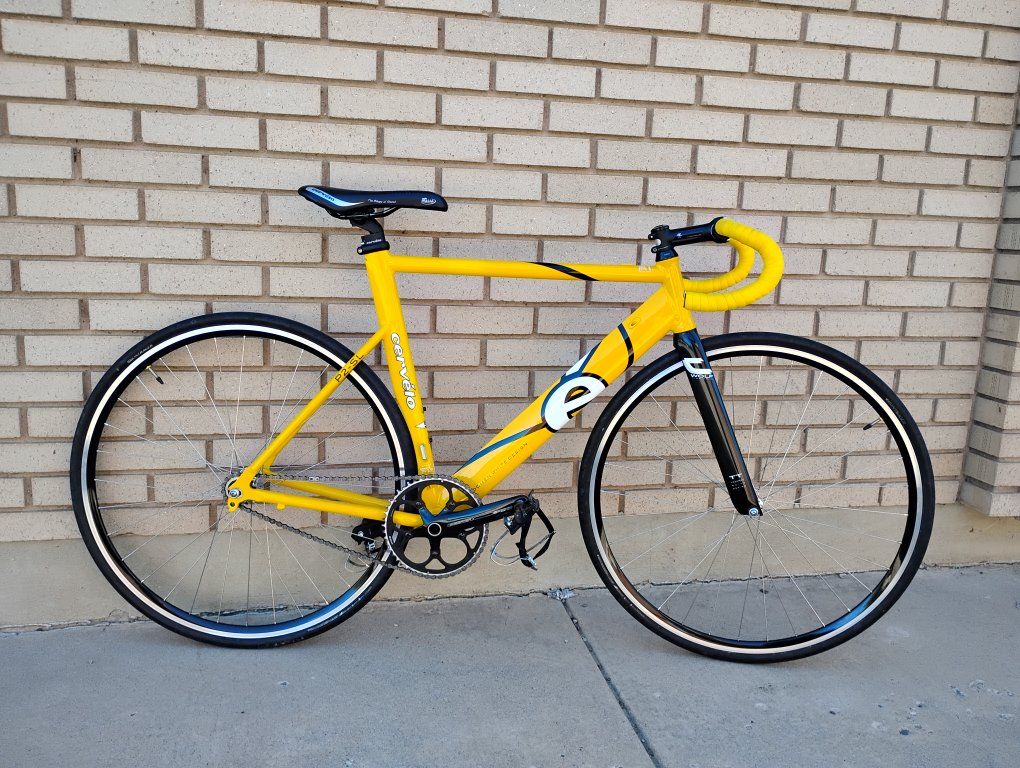 2008 Cervelo P2-SL fixed gear 56cm