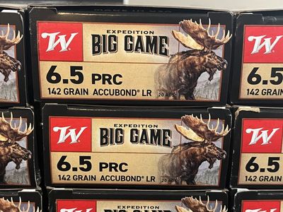 17 Boxes of Winchester Accubond LR Ammo in 6.5 PRC