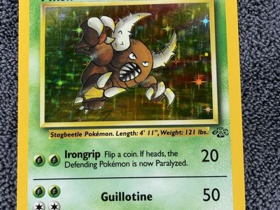 Pinsir 9/64 Holo Jungle WOTC Pokemon Card LP