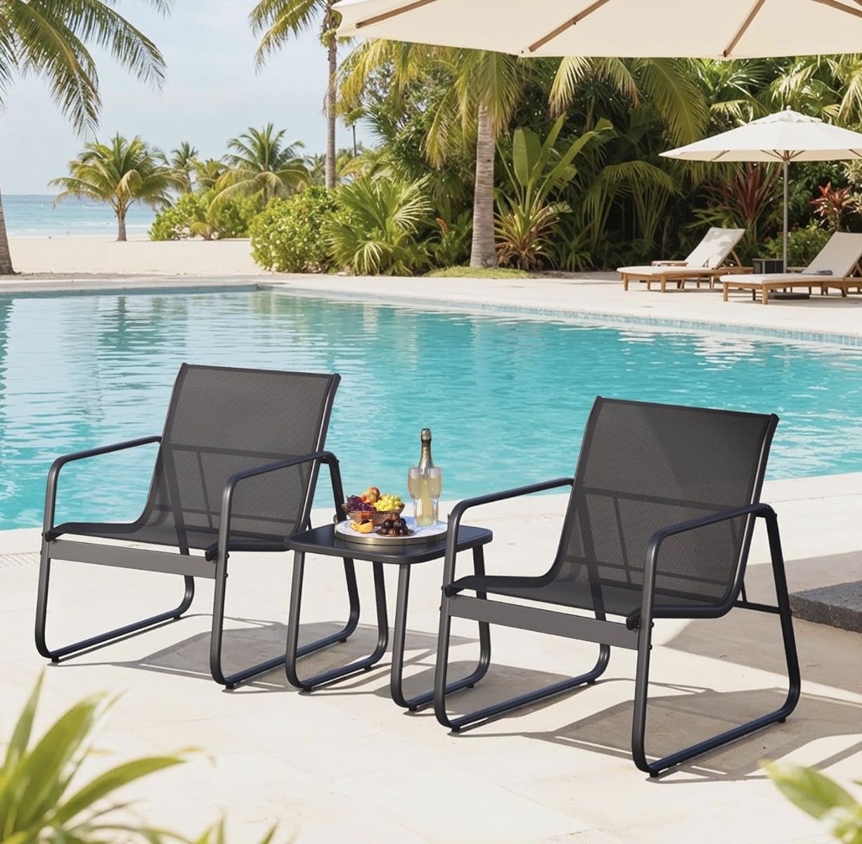Outdoor Bistro 3pcs Set — Brand New in Box patio set - furniture