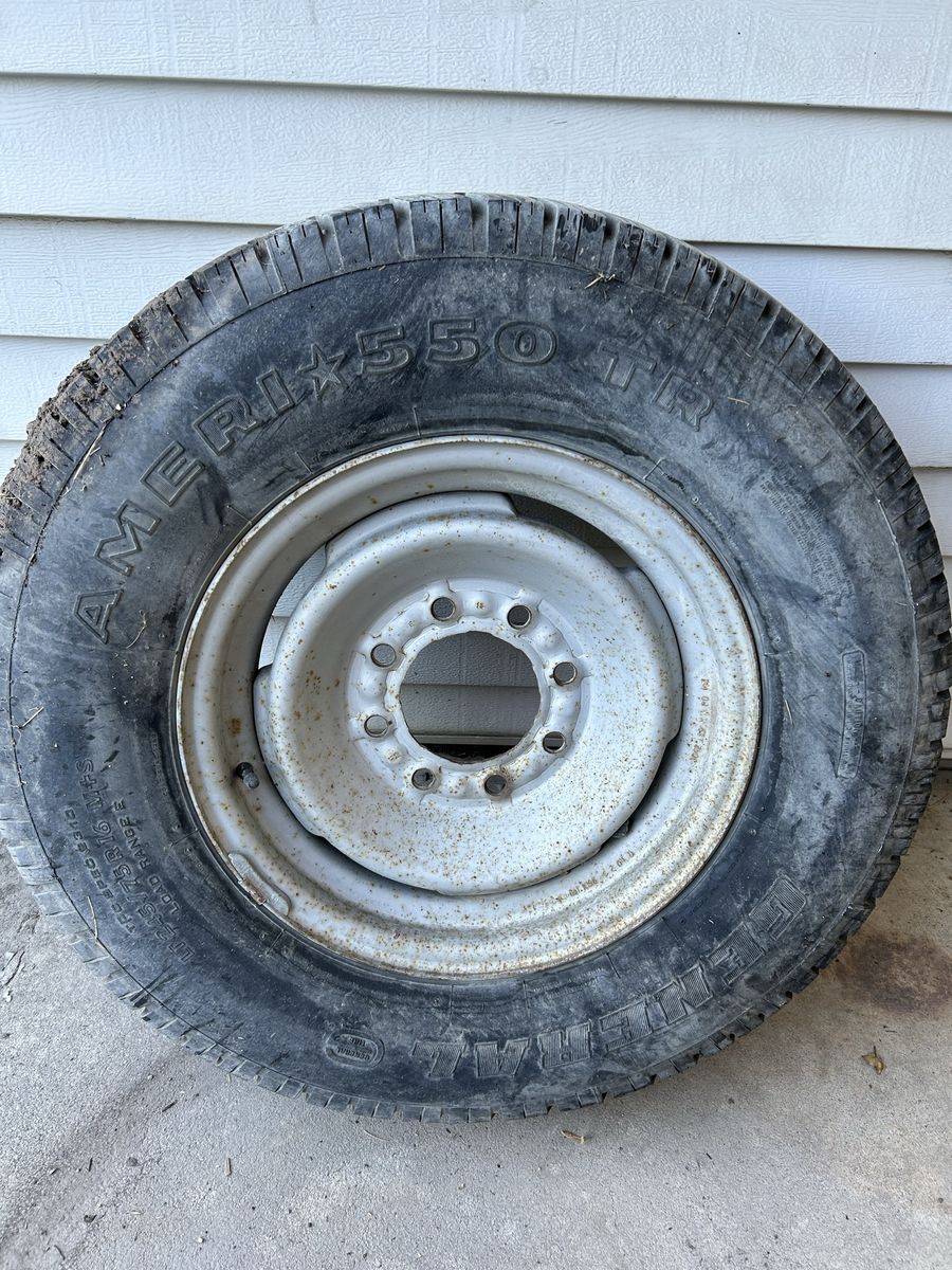General Ameri 550 TR LT245/75R16 Tire with Steel Wheel