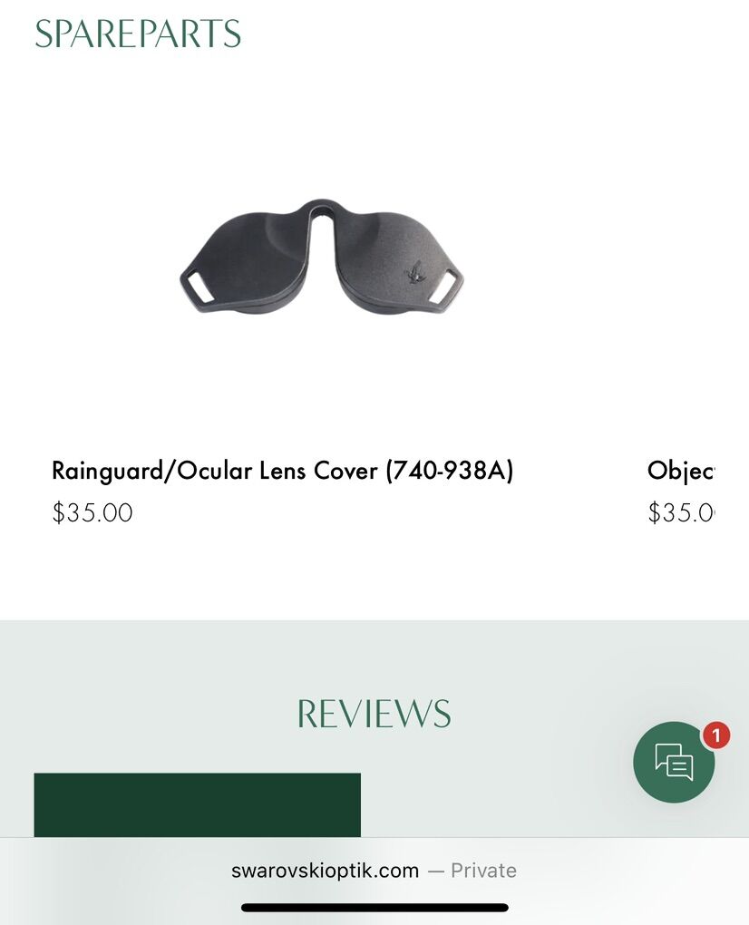 Swarovski Rainguard/Occular Lens Cover