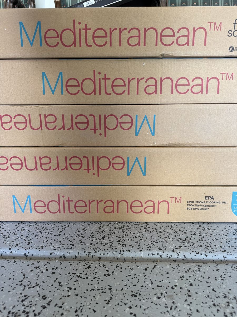 Mediterranean Flooring Evolutions Wood Planks - 8 in x 6 ft - 5 New Boxes