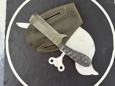 Damascus Bull Cutter Knife