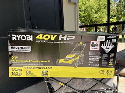 Brand New - Ryobi 40V 21” Self Propelled Mower (Retail $639)