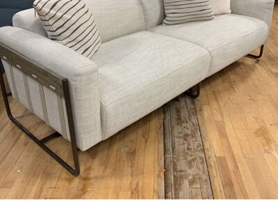 west Elm Blue Sofa/And Gray Sofa