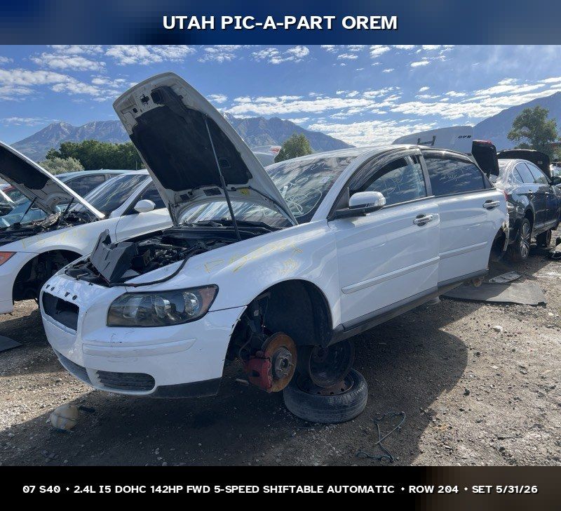 2007 Volvo S40 Parts - UTPAP Orem