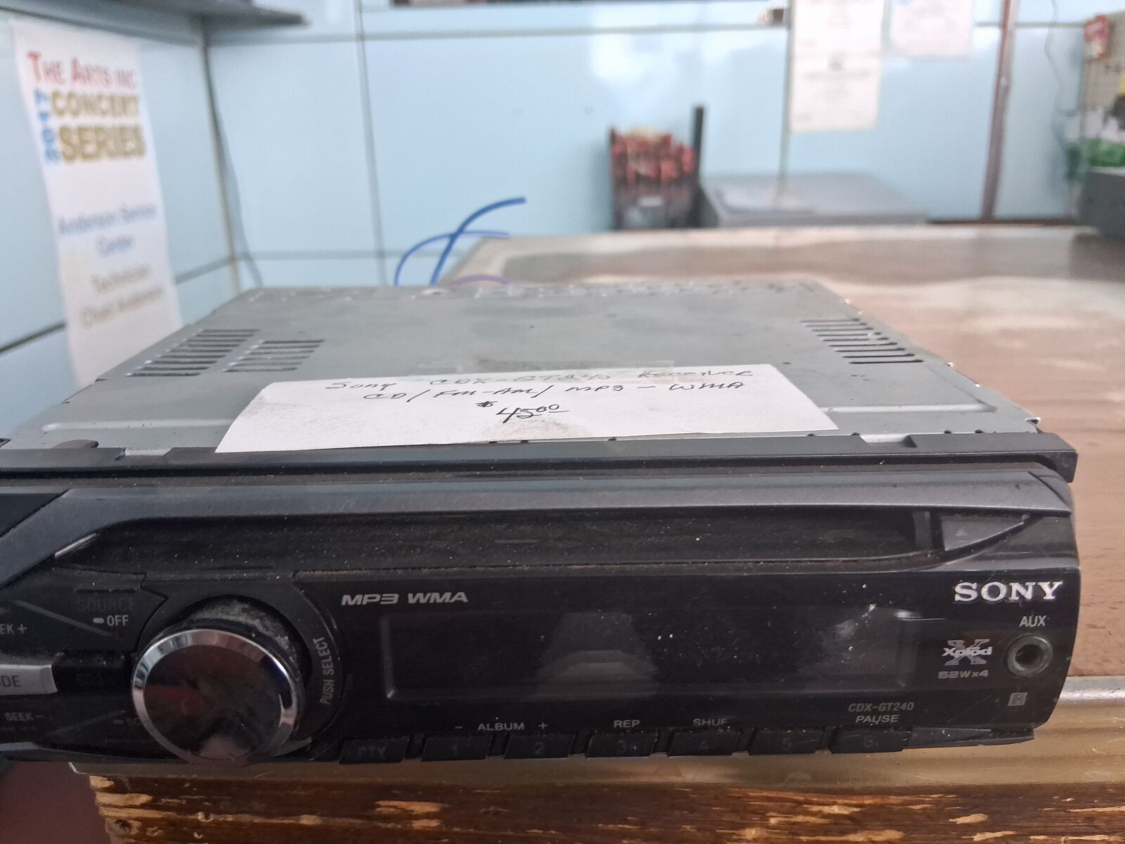 KSL-Sony GDX-GT240 Receiver CD/FM-AM/MP3/WMA