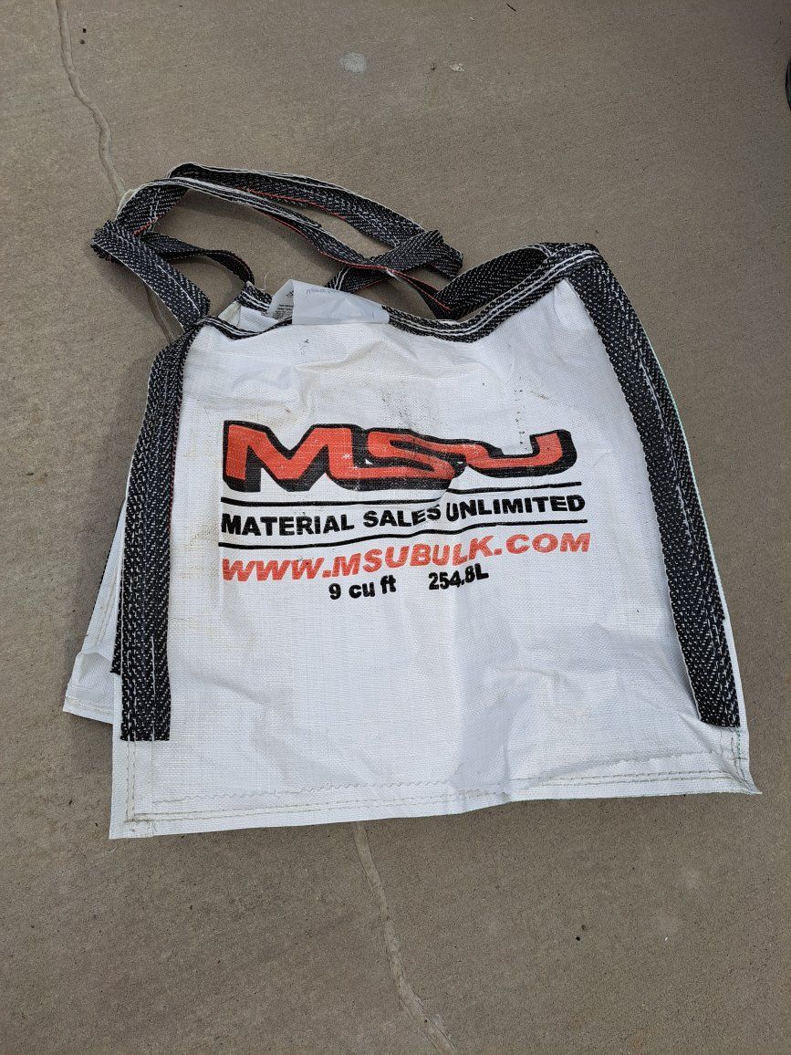 FREE large canvas bag, drawstring bottom