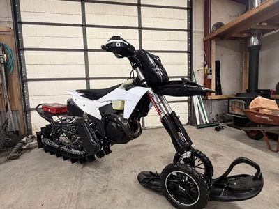 2026 CMX Dominator 126 x 3.25 Snowbike Kit on 2024 KTM 450 XC-F - Premium Build, Low Hours