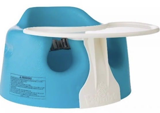 Bumbo Floor Seat with Tray - Blue Infant Support Chair