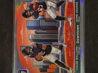 2024 Donruss Optic Caleb Williams Rome Odunze Downtown