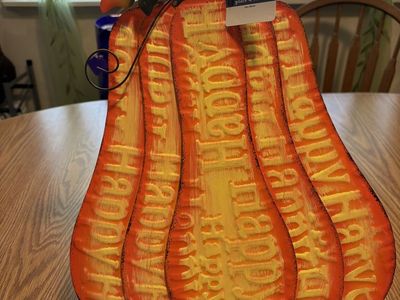 Halloween Pumpkin Sign