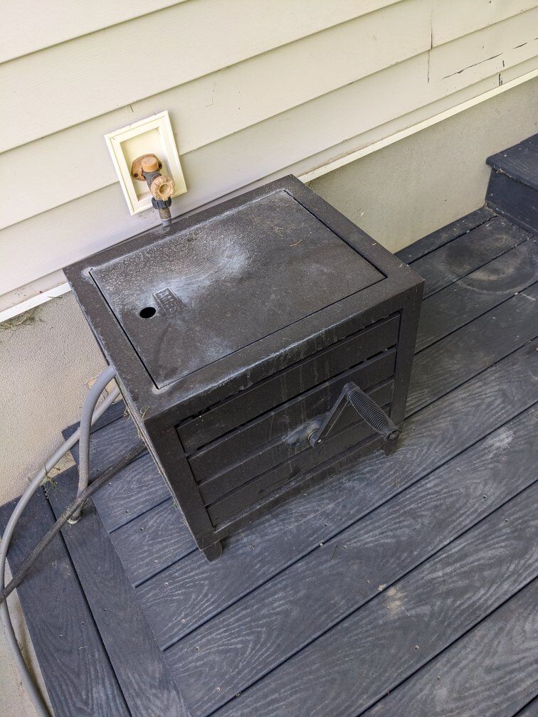 Hose Reel Storage Metal Decorative