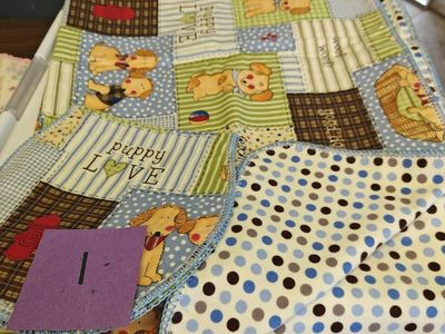 Handmade Reversible Baby Receiving Blankets - Puppy Love, Farm Animals, Doggies
