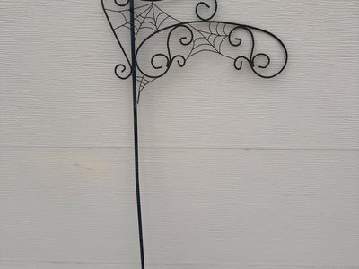 Spiderweb Shepard’s hook 59” tall
