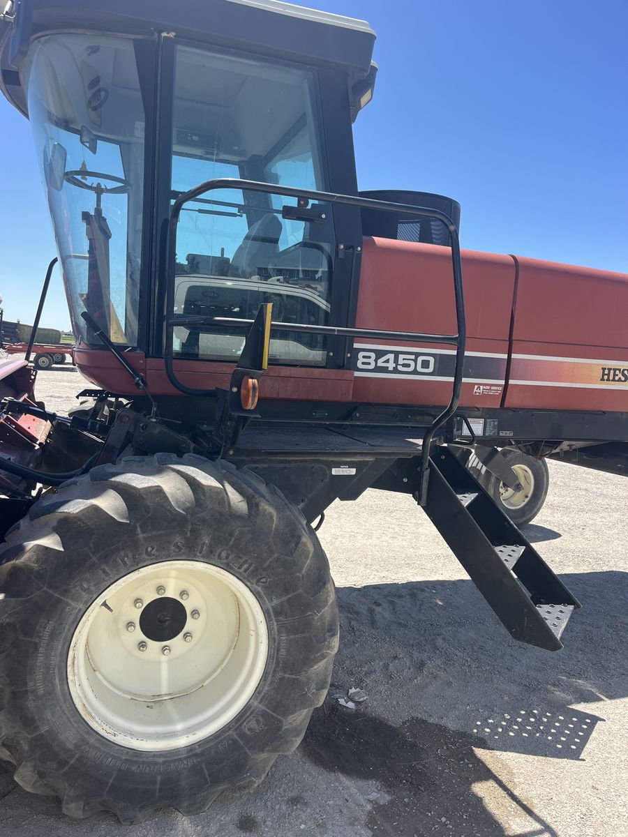 Hesston 8450 Self-Propelled Windrower / Swather - Used Farm Equipment