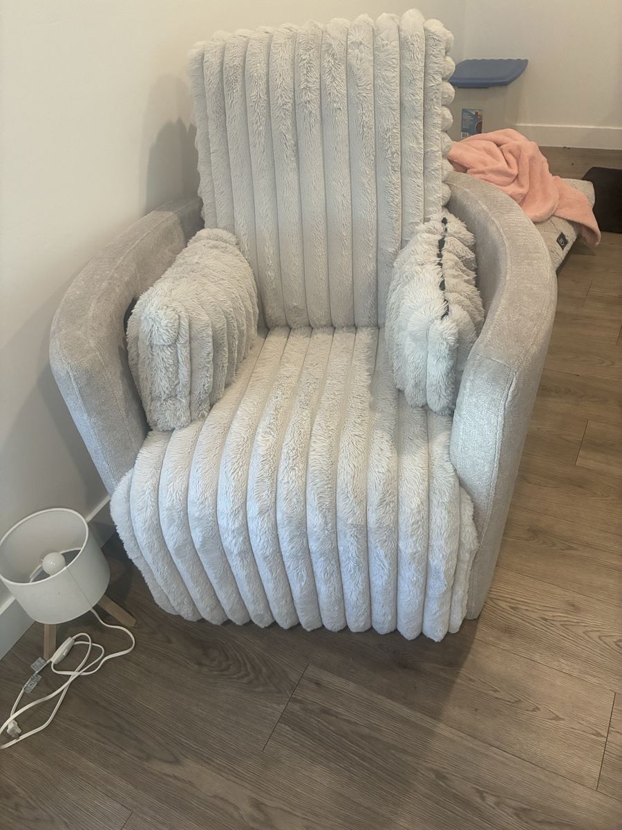 Minky recliner