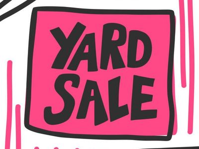 Yard sale Sunday May 3