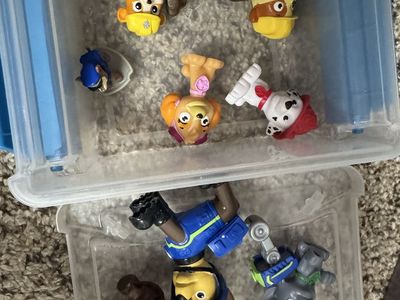 Assorted Paw Patrol Action Figures - Set of Character Figurines