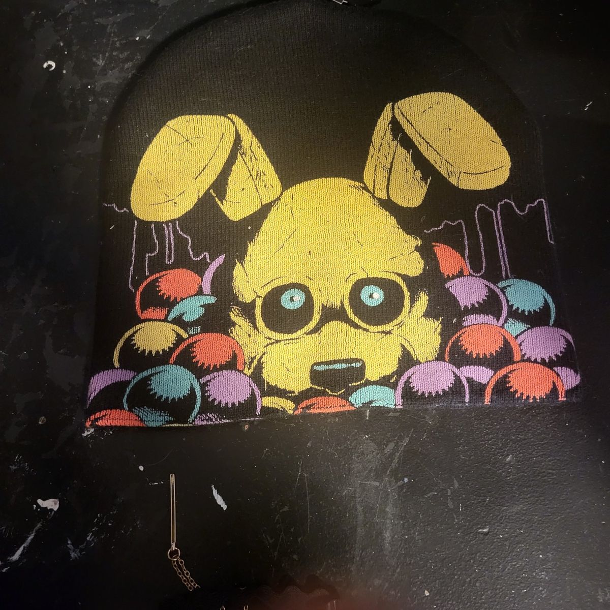 Five Nights At Freddies beanie black