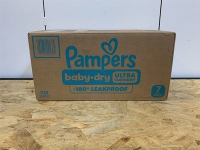 Pampers baby dry diapers size 7 brand new box