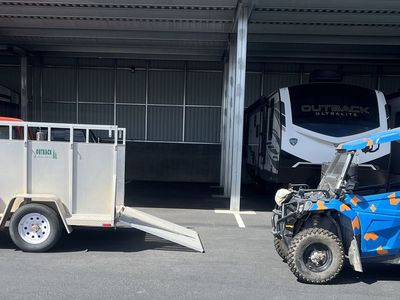 2017 Polaris ACE 570 & Custom Alumna Trailer