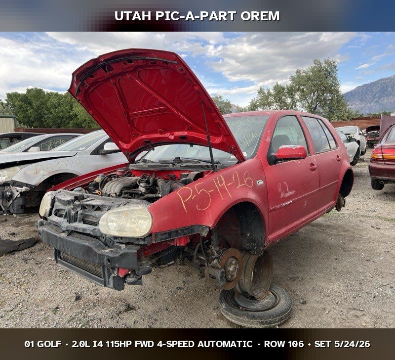 2001 Volkswagen Golf Mk4 Parts - UTPAP Orem