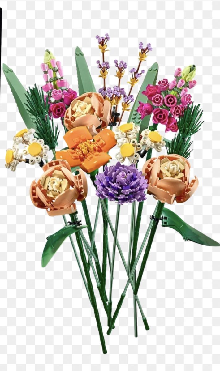 LEGO Creator Expert Flower Bouquet Building Kit (10280) - Botanical Collection