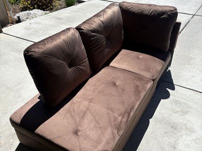 Brown Chaise From Sectional