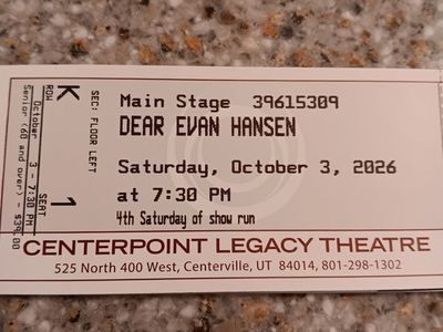 3 Tickets to Centerpoint theater