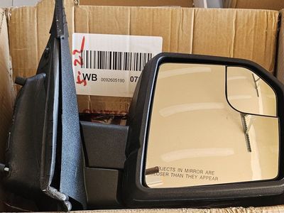 Right Passenger Side Mirror for 2015-2020 Ford F-150 - 5 Pin, Power Glass, Temp Sensor