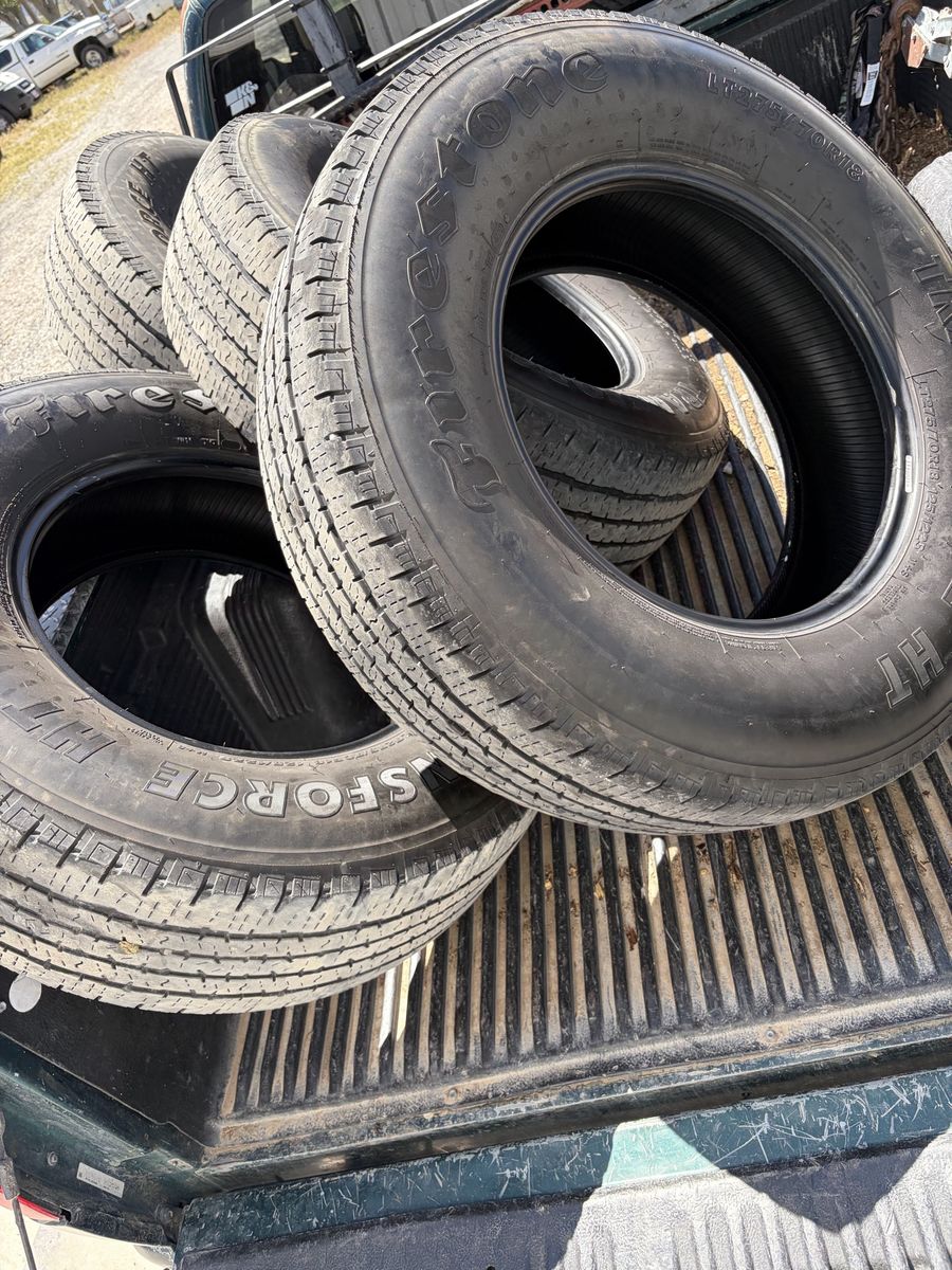 Firestone Transforce HT LT275/70R18 Tires - Set of 4, Great Tread