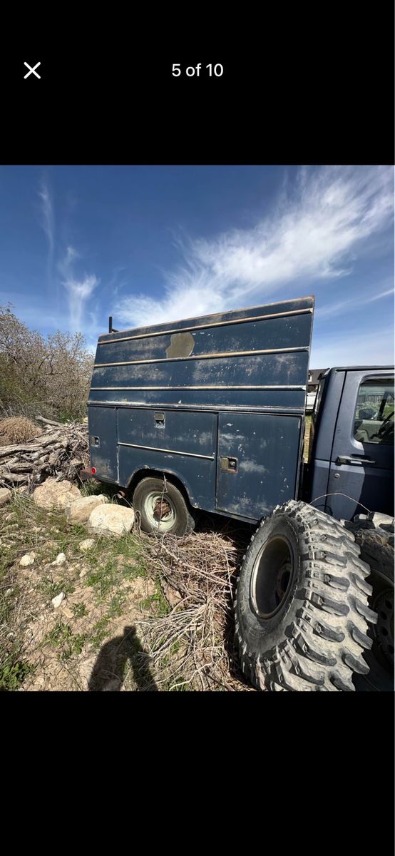 8’ SRW Service Body / Utility Bed — Enclosed Contractor Truck Bed