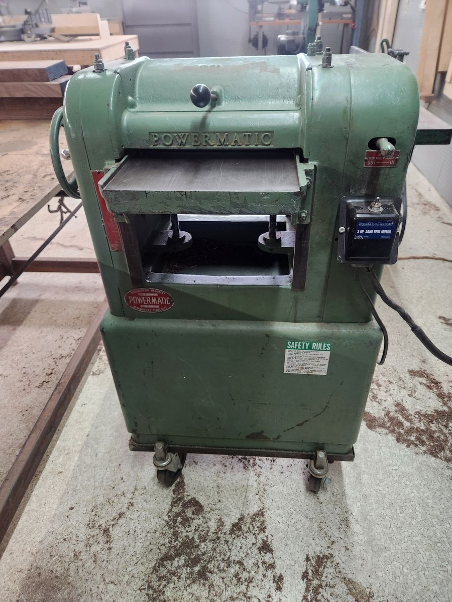 Powermatic 180 18 inch Thickness Planer, 220V Single Phase