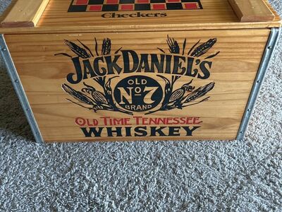 Jack Daniels Box w/Checkers Top