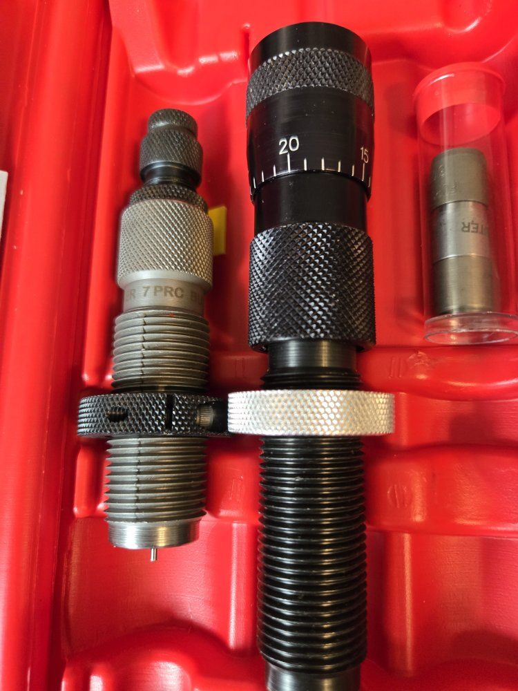 7 PRC FORSTER Co-Ax Bushing Full Length Sizing Die Set - Precision Reloading Tool