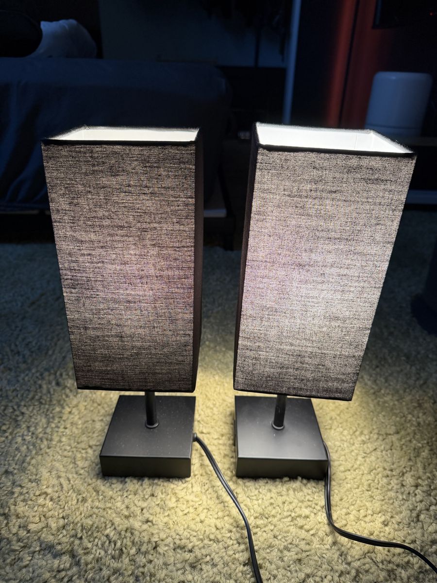 Dimmable lamps with outlets