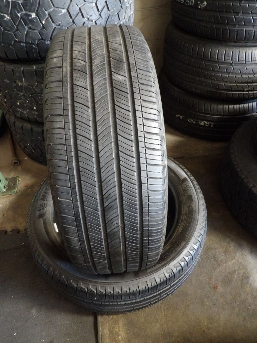 235/55R19 MICHELIN PRIMACY A/S PAIR OF TWO USED TIRES