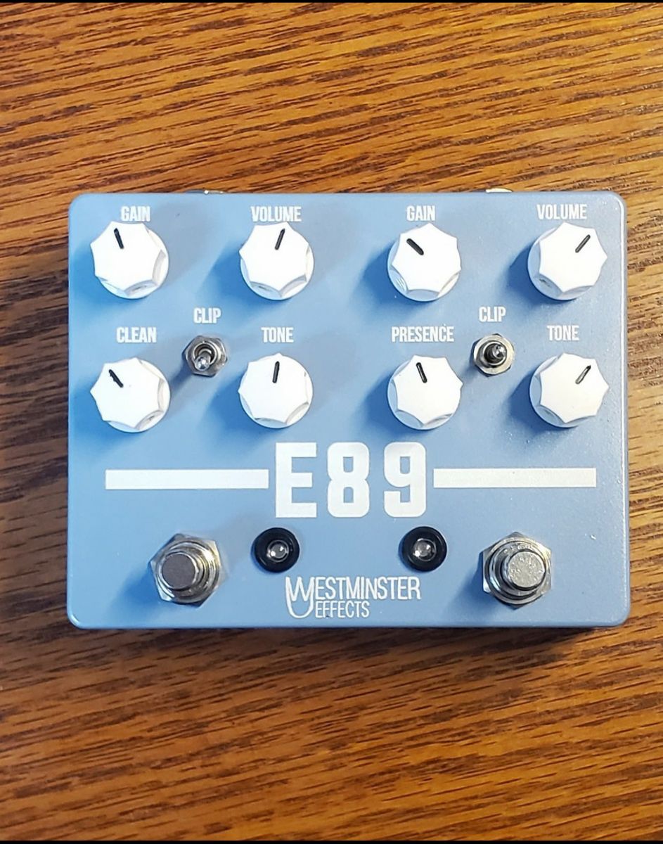 Westminster Effects E89 Overdrive Guitar Pedal - Dual Channel, Versatile Tone