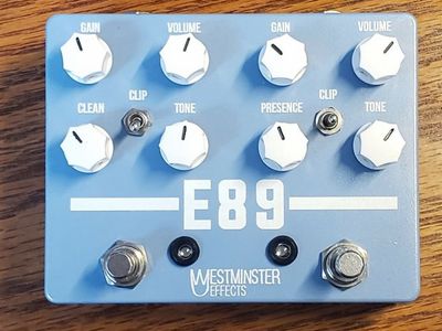 Westminster Effects E89 Overdrive Guitar Pedal - Dual Channel, Versatile Tone