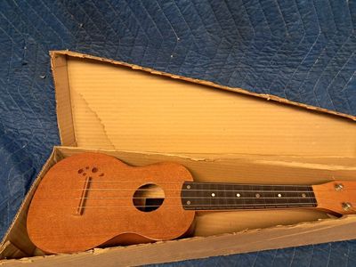 Vintage Audition Ukulele Japan 60's Soprano, Original Box